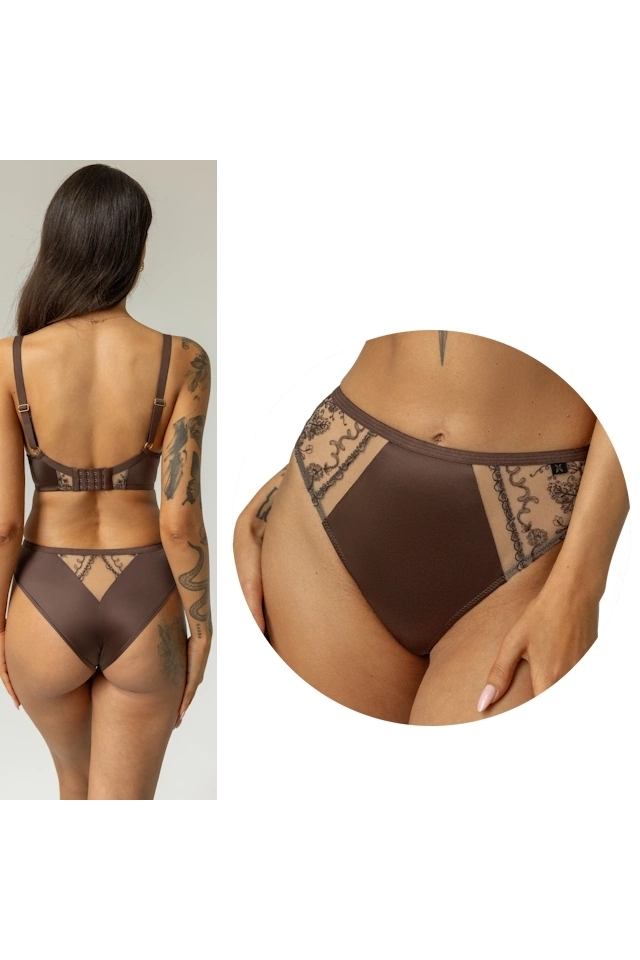 KrisLine Mocca macchiat stringo-szorty