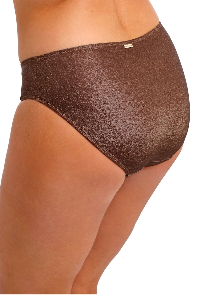 Fantasie Sabana chestnut sparkle figi mid rise do stroju kąpielowego
