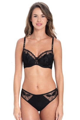 Samanta Kendall czerń A337 biustonosz push-up