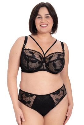 Samanta Kendall czerń B400 figi klasyczne