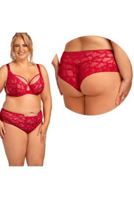 Nessa Tiffany czerwień N02 figi tanga