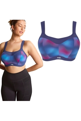 Panache Sport Power ombre print biustonosz sportowy