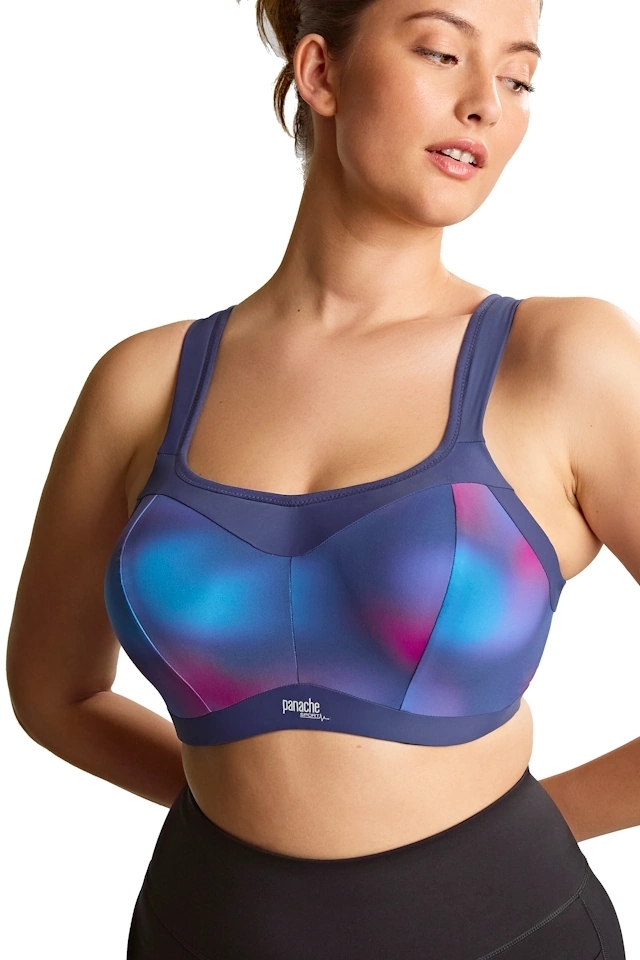 Panache Sport Power ombre print biustonosz sportowy