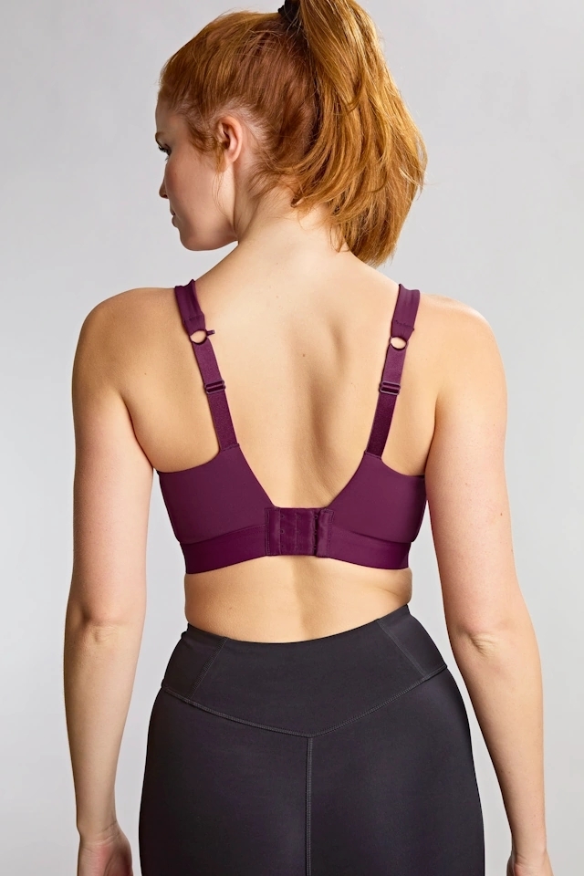 Panache Sport Endurance berry/chalk soft biustonosz sportowy