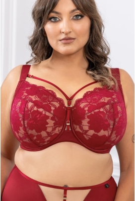 KrisLine Cherry wiśnia biustonosz fullcup soft