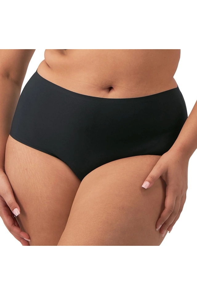 Fantasie Smoothease 2312 black bezszwowe figi wysokie one plus size