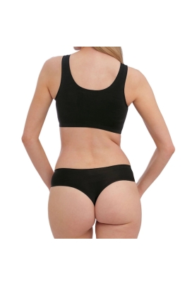 Fantasie Smoothease 2327 black bezszwowe stringi one size