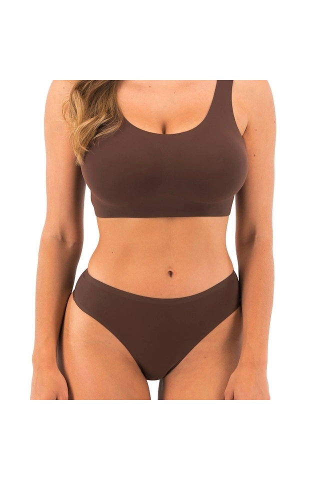 Fantasie Smoothease 2327 coffee roast bezszwowe stringi one size