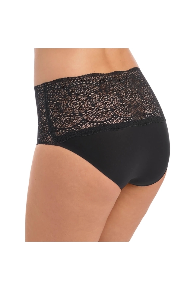 Fantasie Lace Easy 2330 black figi wysokie z koronką one size