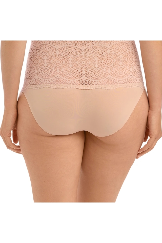 Fantasie Lace Easy 2330 natural beige figi wysokie z koronką one size