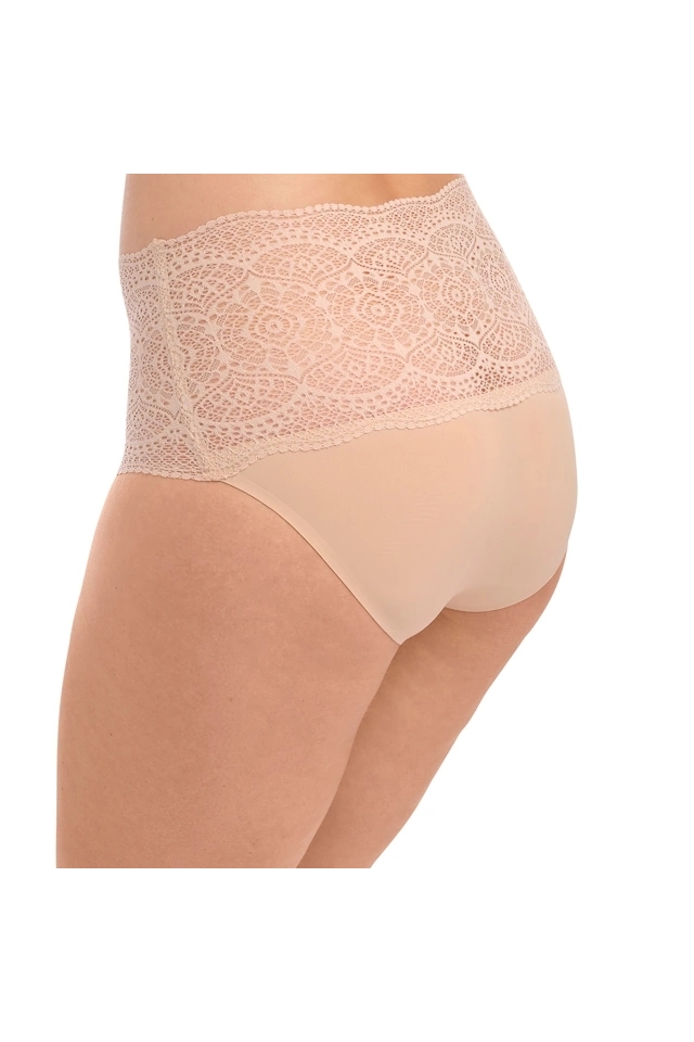 Fantasie Lace Easy 2330 natural beige figi wysokie z koronką one size