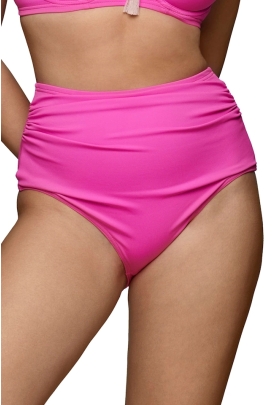 Dalia Flamingo różowy figi maxi marszczone do stroju kąpielowego