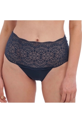 Fantasie Lace Easy 2330 navy figi wysokie z koronką one size