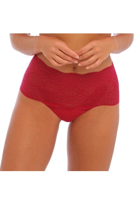 Fantasie Lace Easy 2330 red figi wysokie z koronką one size