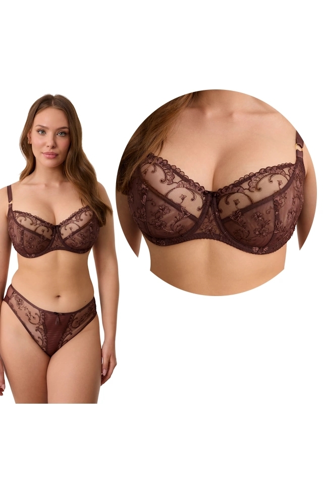 Ewa Bien Kira B161 czekolada biustonosz soft