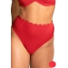 Panache Spirit red brazilian high waist majtki do stroju kąpielowego