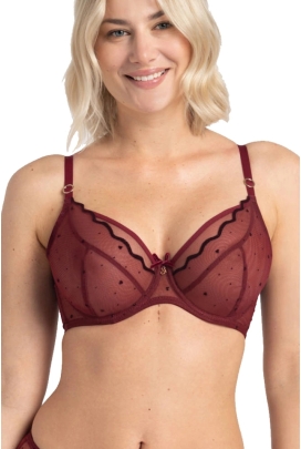 Samanta Melania bordo A123 biustonosz soft