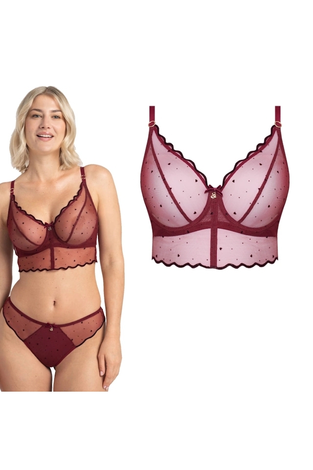 Samanta Melania bordo A144 biustonosz soft