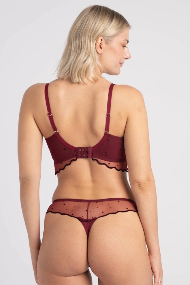 Samanta Melania bordo A144 biustonosz soft