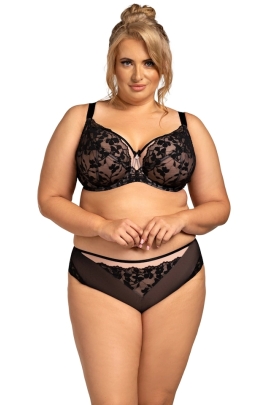 Nessa Ana light czarny biustonosz soft