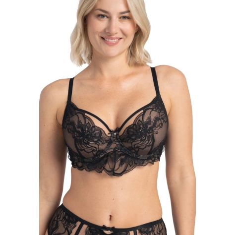 Samanta Mystery czarny A123 biustonosz soft