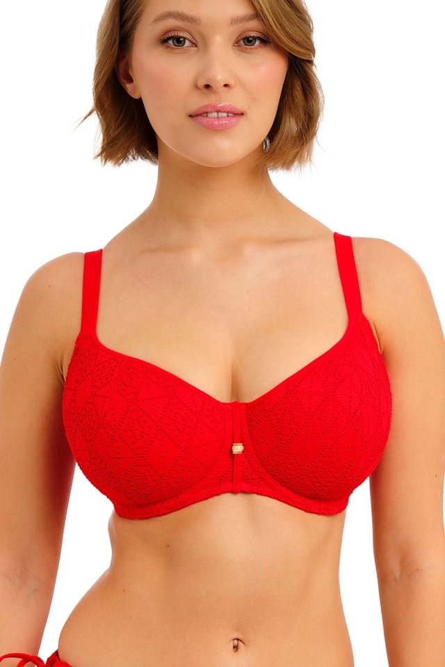 Freya Nomad Nights lava sweetheart biustonosz usztywniany do stroju kąpielowego