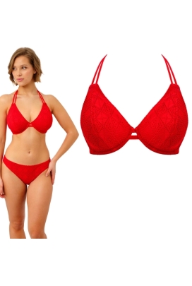 Freya Nomad Nights lava halter biustonosz na szyję do stroju kąpielowego