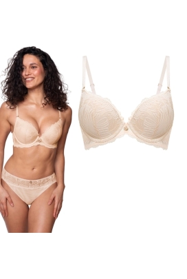 Agio 9348 różowy biustonosz my body push-up