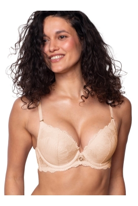 Agio 9348 różowy biustonosz my body push-up