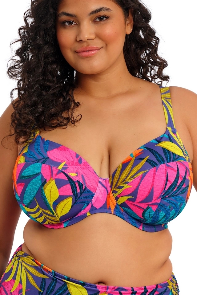 Elomi Porto Rafti indigo plunge soft biustonosz do stroju kąpielowego