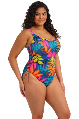 Elomi Elomi Porto Rafti indigo jednoczęściowy strój kąpielowy soft bez fiszbin