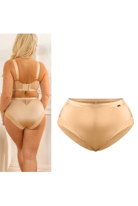 KrisLine Simple dark beige figi wysokie