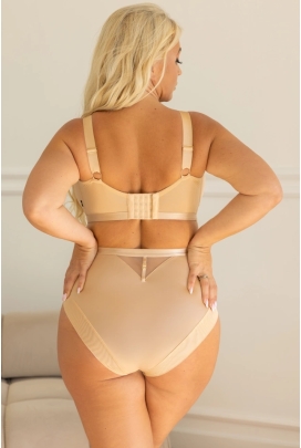 KrisLine Simple dark beige figi wysokie