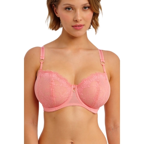 Biustonosz Fascinate peach half-cup soft