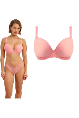 Freya Fascinate peach deco plunge biustonosz usztywniany