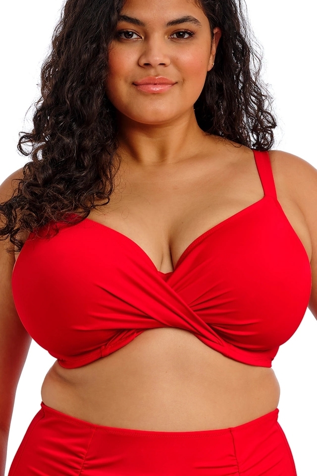 Elomi Plain Sailing lava plunge twist biustonosz do stroju kąpielowego