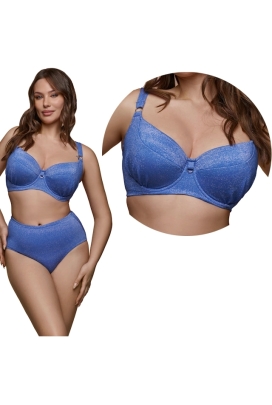 Dalia Galactic blue blink K24 usztywniany biustonosz do stroju kąpielowego