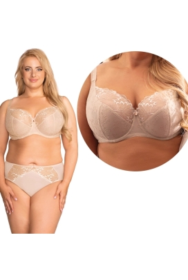 Nessa Tatuaż beżowy biustonosz soft