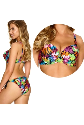 Lupoline Gloria palmowe liście push-up biustonosz do stroju kąpielowego