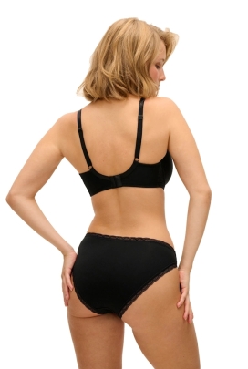 Freya Flirt black padded half cup biustonosz