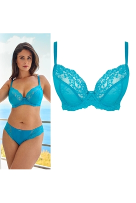 Panache Ana ocean blue biustonosz soft plunge