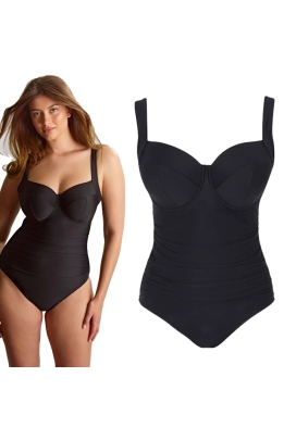 Panache Signature black jednoczęściowy full cup soft kostium kąpielowy