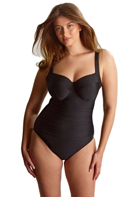 Panache Signature black jednoczęściowy full cup soft kostium kąpielowy