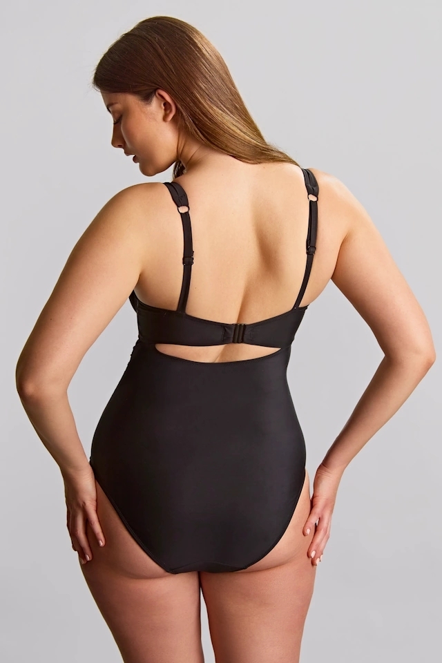 Panache Signature black jednoczęściowy full cup soft kostium kąpielowy