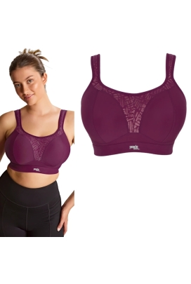 Panache Sport Boundless berry/chalk biustonosz sportowy
