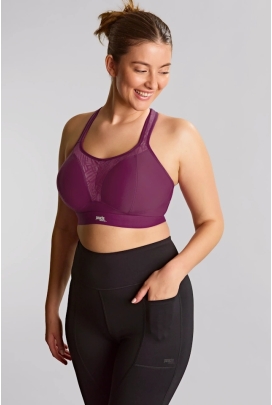 Panache Sport Boundless berry/chalk biustonosz sportowy