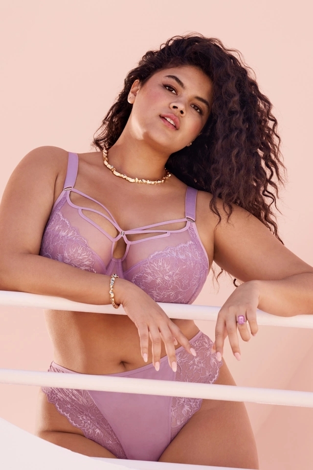 Elomi Brianna heather biustonosz soft plunge