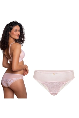 Agio 6349 różowe figi bikini do biustonosza 9347