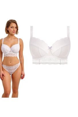 Freya Posie white longline padded biustonosz