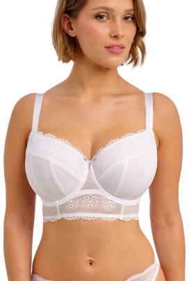 Freya Posie white longline padded biustonosz